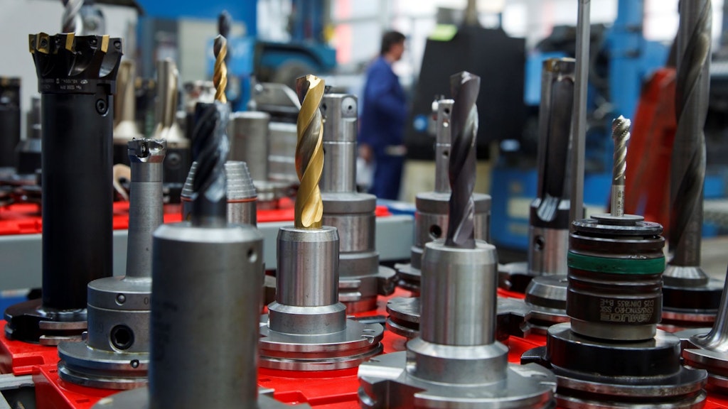 Equipment at a production plant.