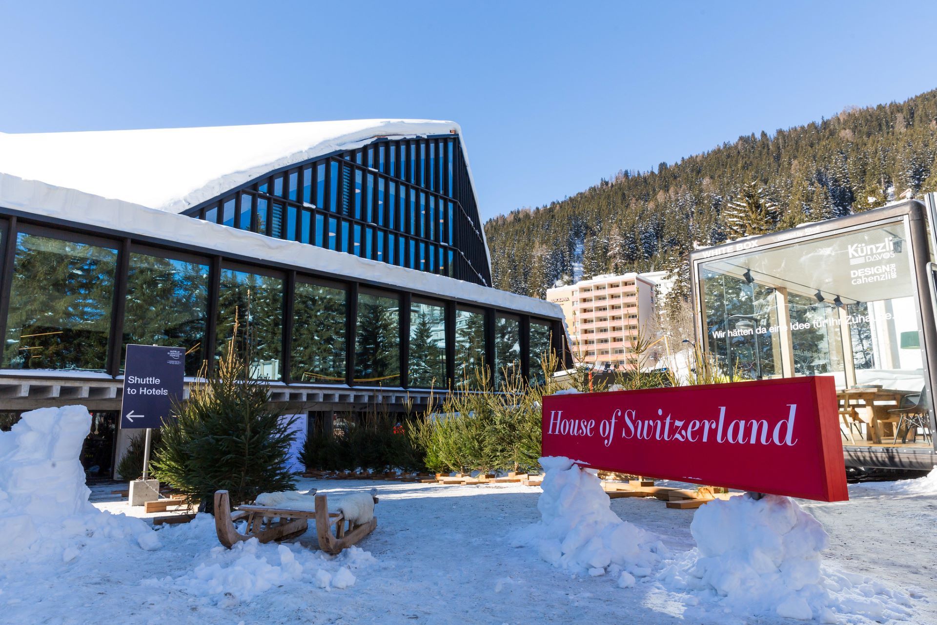 House of Switzerland am WEF in Davos.