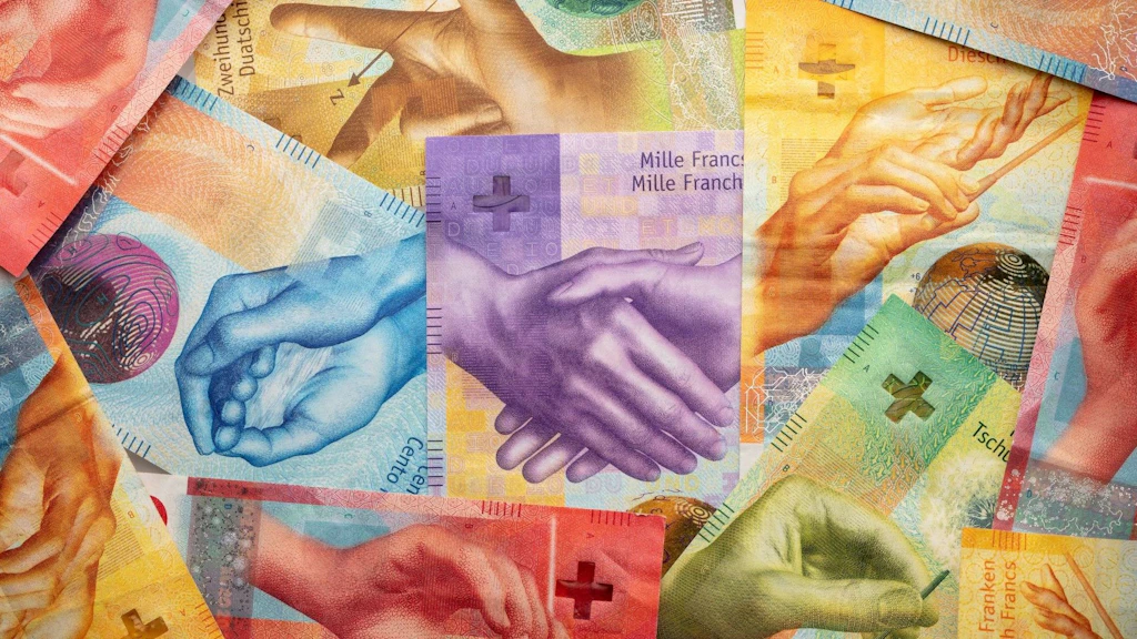 Symbolic image of the distribution of cantonal taxes
