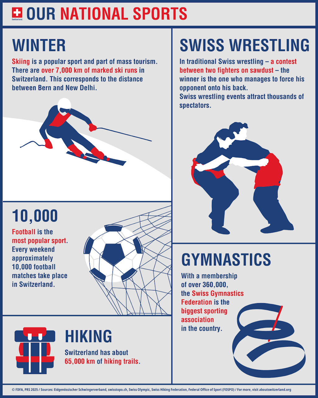 Infographic “Our national sports”