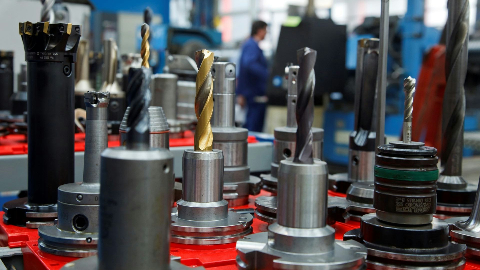 Equipment at a production plant.