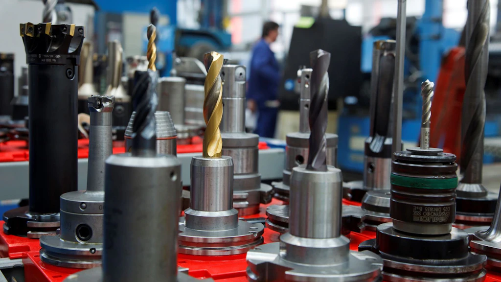 Equipment at a production plant.