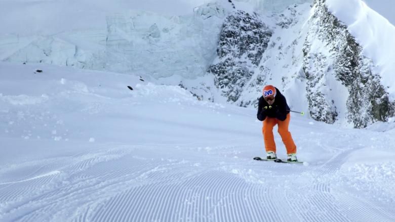 Didier Cuche, ambasciatore del marchio.